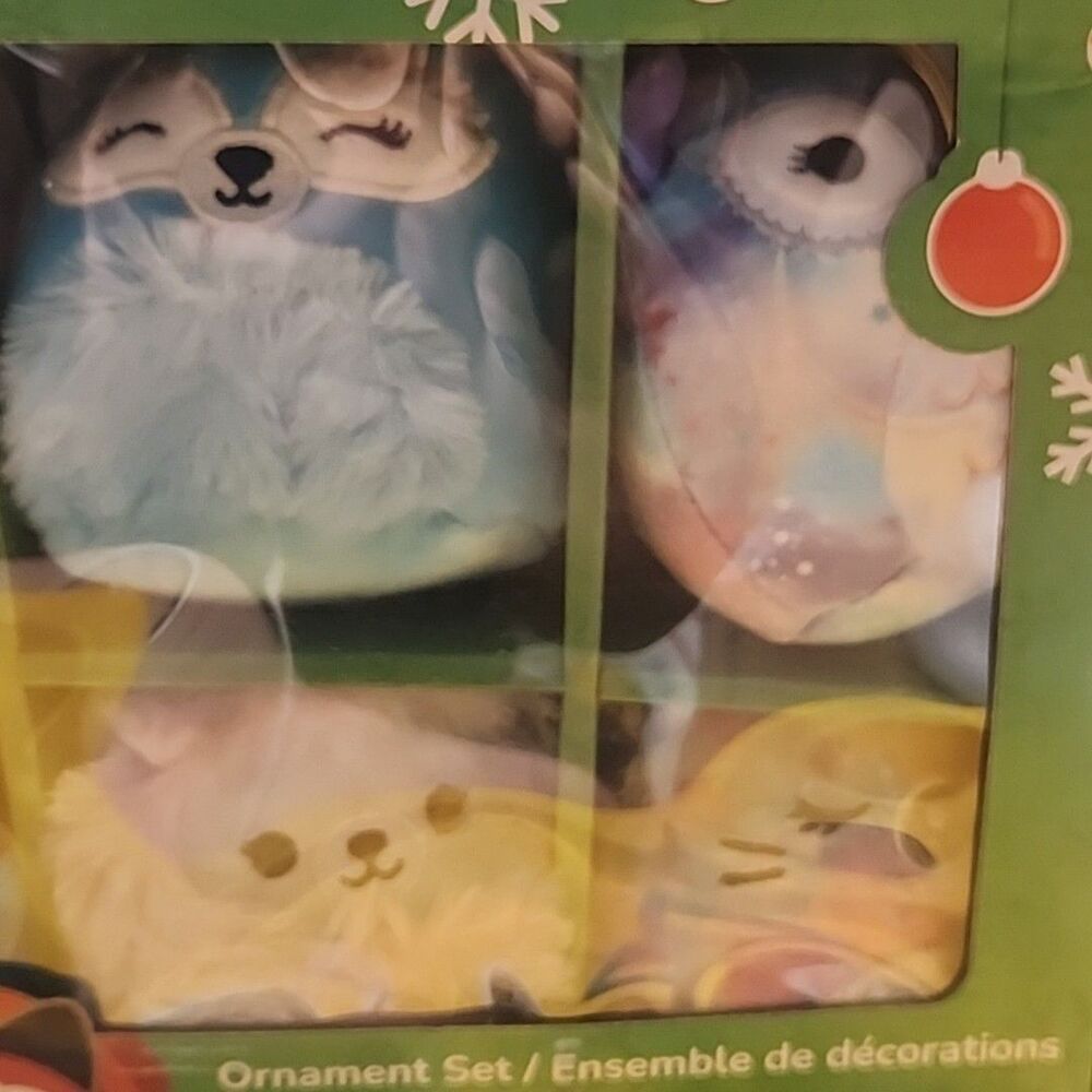 New Sealed Squishmallows 8 Pack 4 Inch Plush Ornament Set Collection Lot - Picture 6 of 6